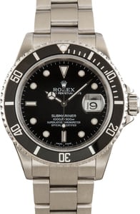 Rolex Submariner 16610 Stainless Steel Oyster