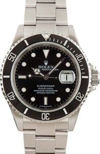 Rolex Submariner Ref 16610T Stainless Steel