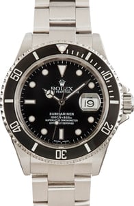 Pre-Owned Rolex Submariner 16610 Stainless Steel