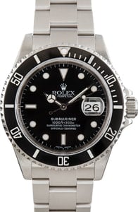 Rolex Submariner 16610T Stainless Steel