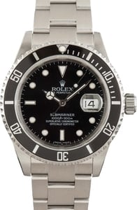 Rolex Submariner 16610T Black