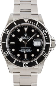 Pre-owned Rolex Submariner 16610