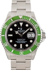 Rolex Submariner 16610V Kermit