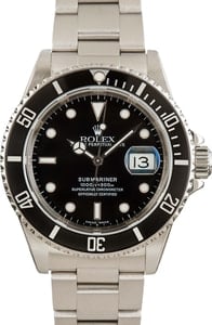 Rolex Submariner 16610 Black Dial