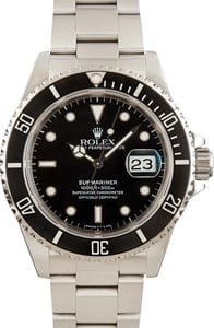 Submariner Rolex 16610 Black