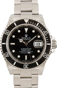 Rolex Submariner 16610 Black Dial