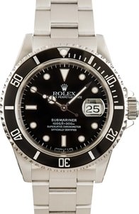 Rolex Submariner 16610 Black Dial