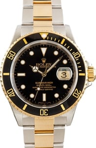 Rolex Submariner Two-Tone 16613 Black Watch