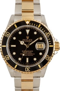 Rolex Submariner 16613 Black Dial