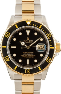 Rolex Submariner 16613T No Holes Case