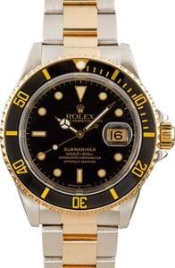 Rolex Submariner Steel & Gold 16613