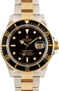 Rolex Submariner 16613 Black Dial