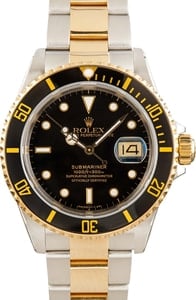 Rolex Submariner 16613 Black Bezel