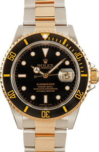 Pre-Owned Rolex Submariner 16613 Black Dial