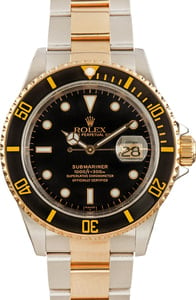 Rolex Submariner 16613 Black Dial