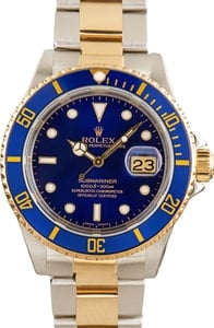 Rolex Submariner 16613 Two Tone Blue