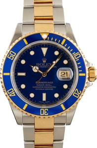 Men's Rolex Submariner 16613 Two Tone