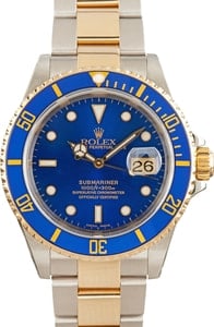 Rolex Submariner 16613 Blue Dial