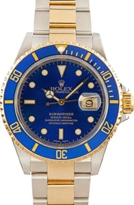 Men's Rolex Submariner 16613 Two Tone