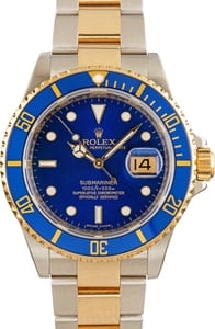 Rolex Submariner 16613 Two Tone Blue