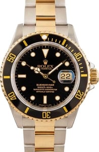 Rolex Submariner 16613 Black Dial Two-Tone