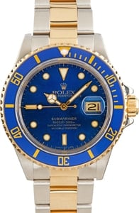 Rolex Submariner 16803 Steel & Gold