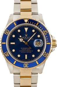 Rolex Submariner 16803 Blue Dial