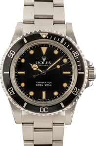 Vintage 1986 Rolex Submariner Ref 5513