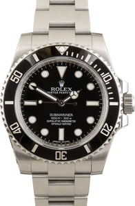 Rolex Submariner 114060 Ceramic No Date