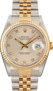 Used Rolex Datejust 16233 Diamond Dial