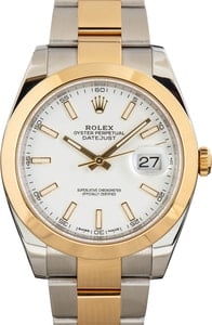 Rolex Datejust 41 Ref 126303 White Dial