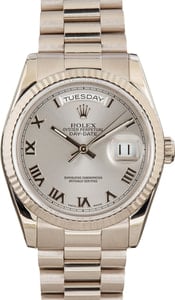 Rolex Day-Date 118239 Rhodium Roman Dial