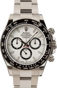 Rolex Cosmograph Daytona Ref 126500 White Dial