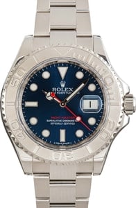 Rolex Yacht-Master ref 116622 Blue Dial Platinum Bezel