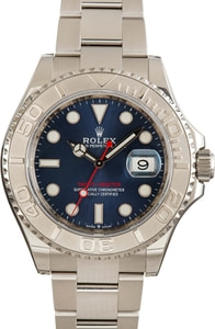 Used Rolex Yacht-Master 116622 Blue Dial Luminous