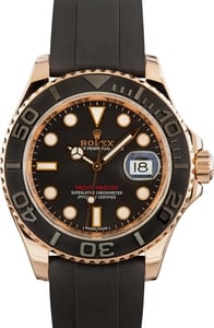 Rolex Yacht-Master 116655 Black Oysterflex Band