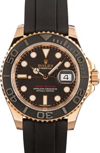 Rolex Yacht-Master 116655 Black Oysterflex Band