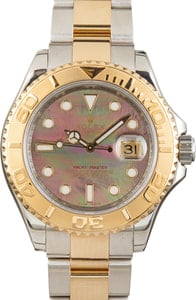 Rolex Yacht-Master 16623 Black Mother Of Pearl