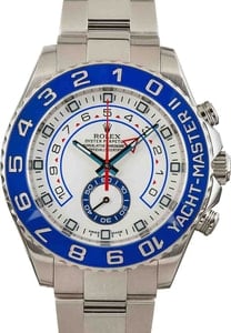 Pre-owned Rolex Yacht-Master II ref 116680 Stainless Steel