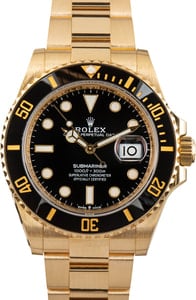 Rolex Submariner Yellow Gold 126618