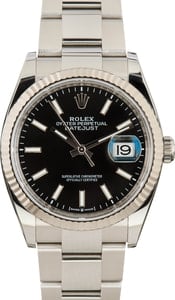 Rolex Datejust 126234 Black Chromalight Dial