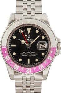 Vintage Rolex GMT-Master Ref 1675 Steel Pepsi