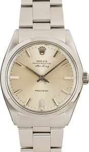 Pre-Owned Rolex Oyster Perpetual 1002 Silver Index