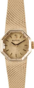 14K Ladies Rolex Cocktail Watch