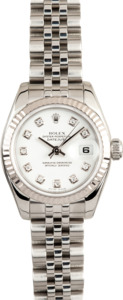 Ladies Rolex Datejust New Model Diamond 179174