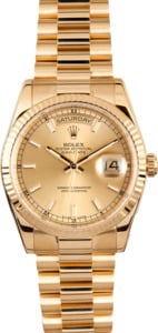 Rolex Presidential 118238 18K w/ Luminous Hour Markers