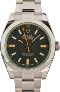 Rolex Milgauss Green Crystal 116400V