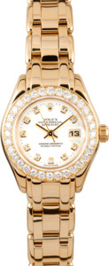 Used Ladies Rolex Pearlmaster 69298