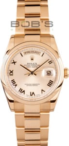 Men's Rolex Gold Day-Date 118208