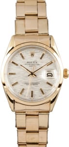 Vintage Rolex Date Yellow Gold 1550 Oyster